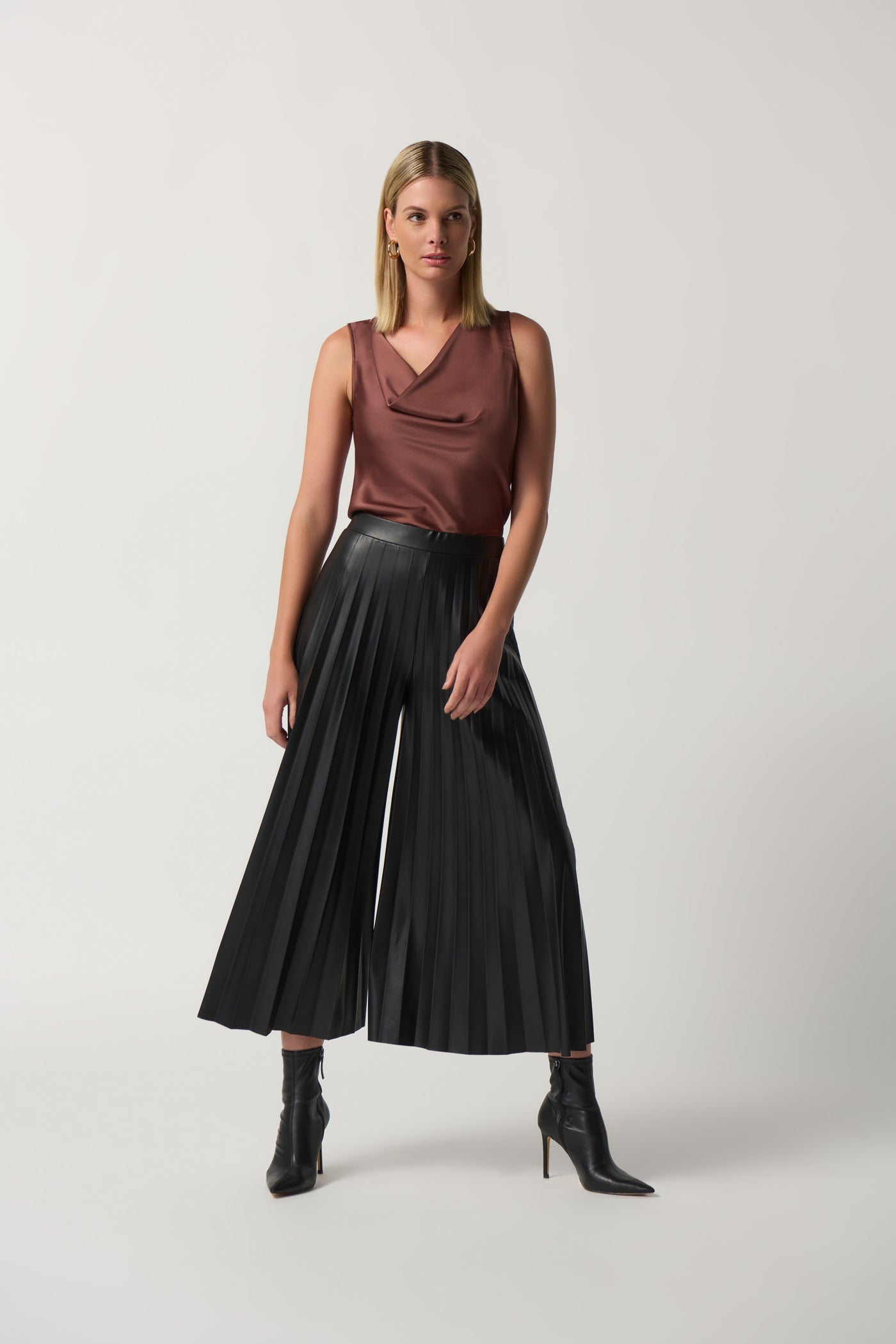 Pleated Culotte Pant