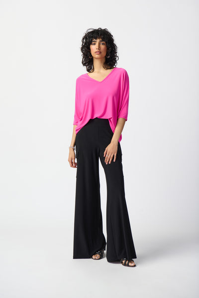 Silky Knit Top Ultra Pink