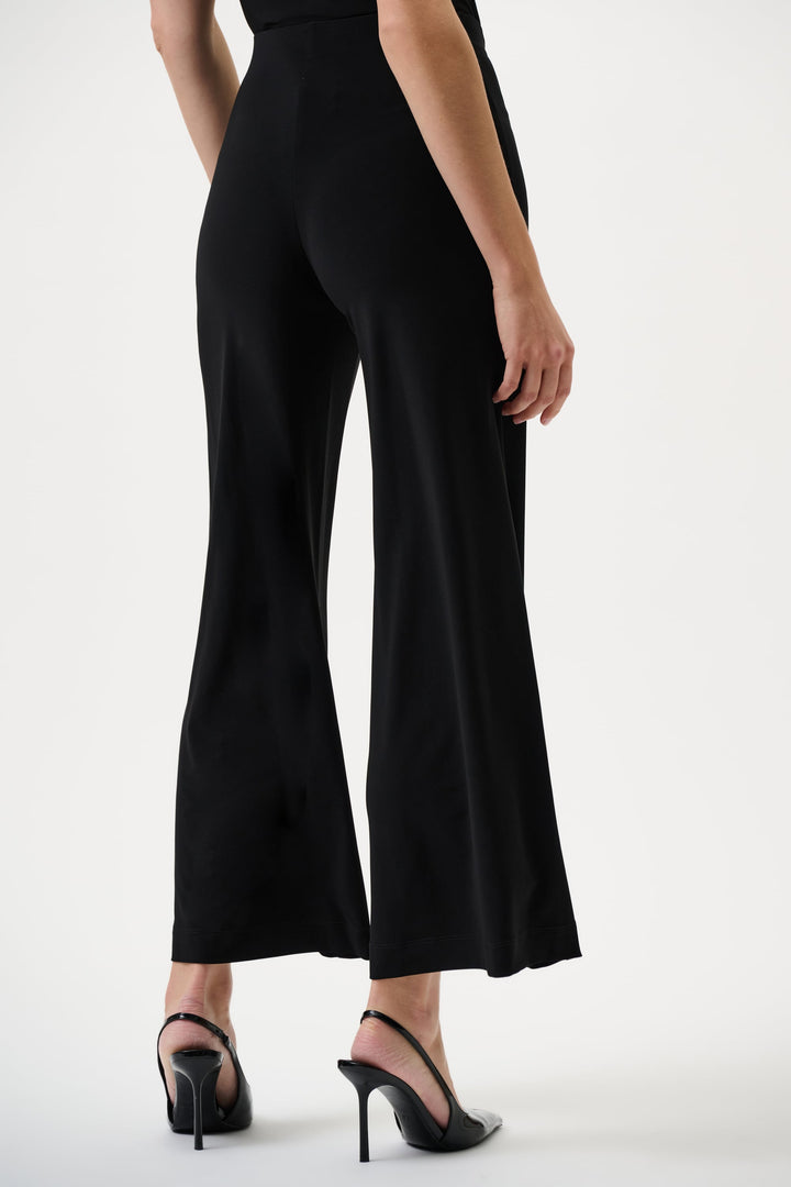 Wide Leg Pull On Pant Black