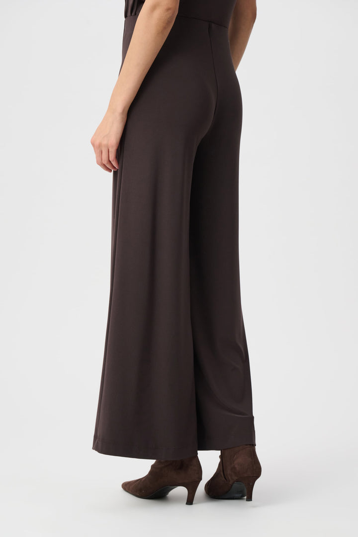 Wide Leg Pull On Pant Mocha