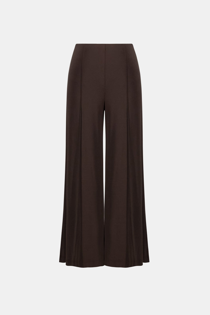 Wide Leg Pull On Pant Mocha