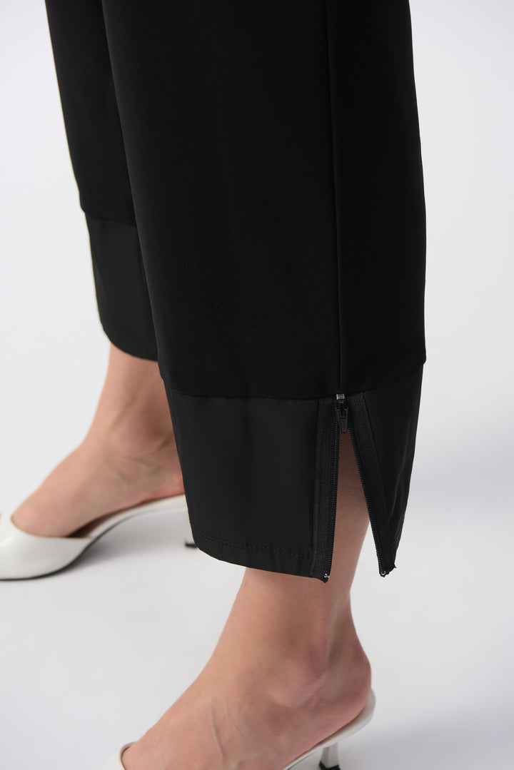 Silky Trim Straight Pant