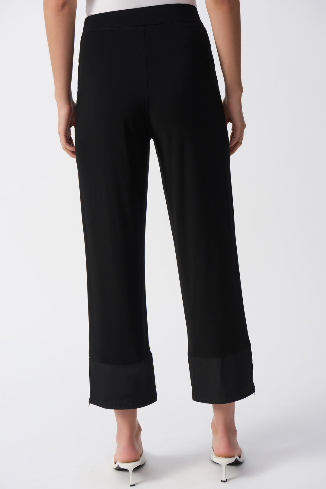 Silky Trim Straight Pant