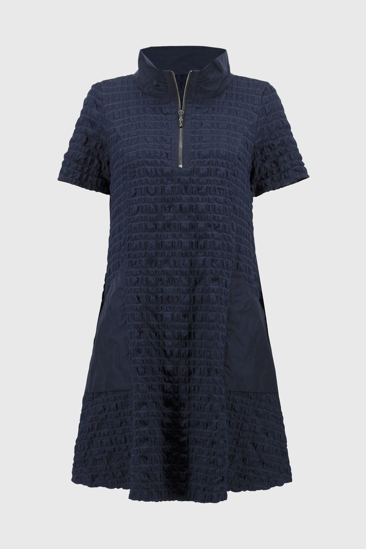 Bubble Jacquard A Line Dress