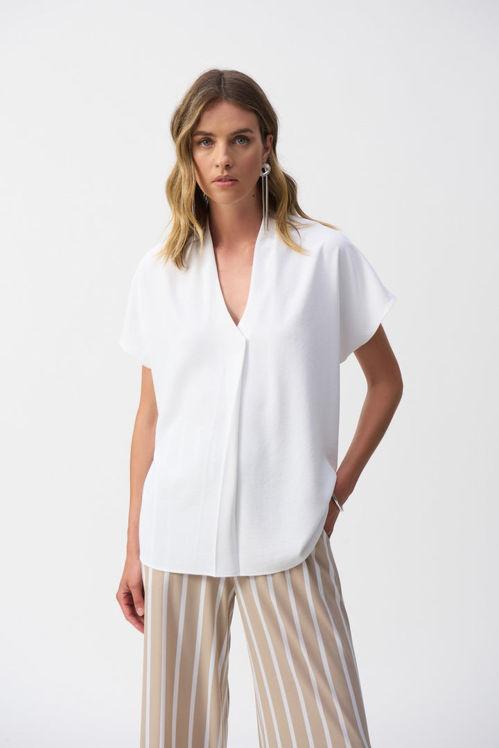 Textured Woven Straight Top