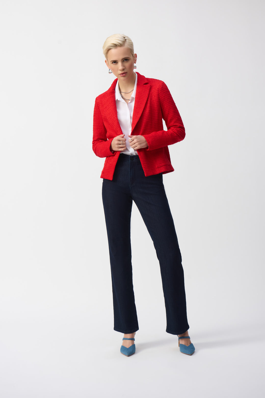 Bouclé Fitted Blazer