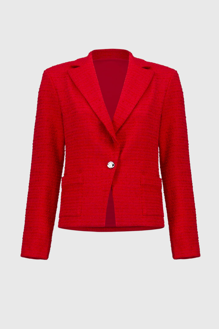 Bouclé Fitted Blazer