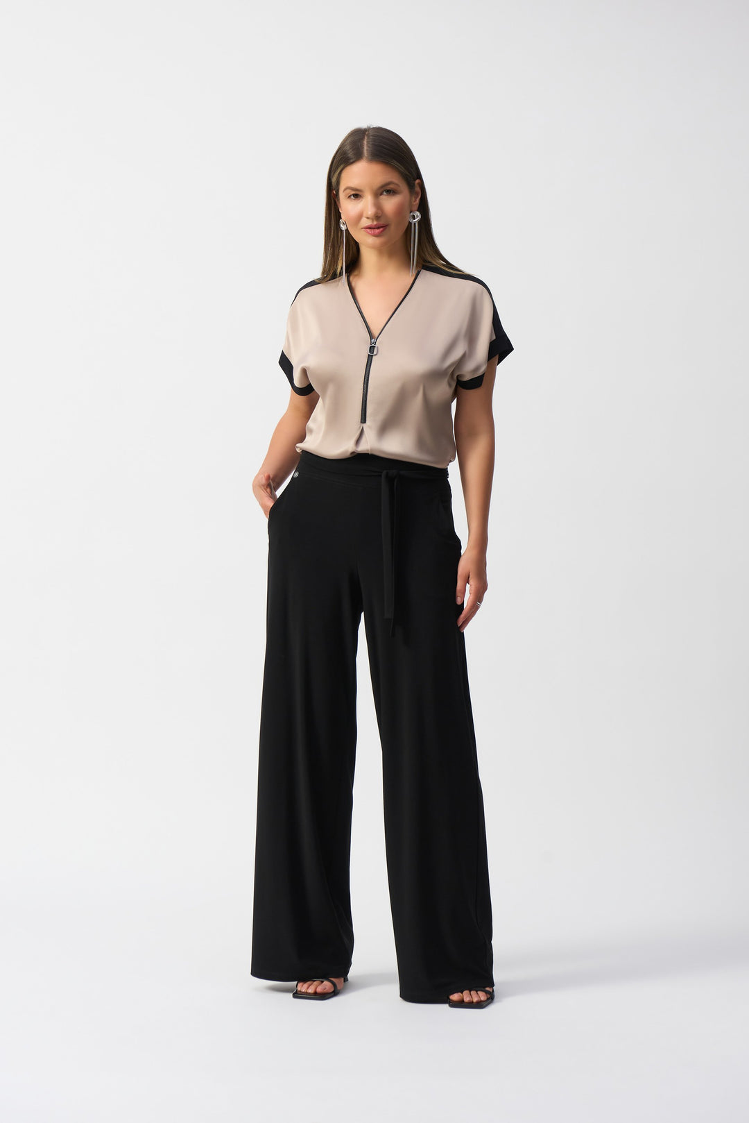 Wide Leg Sash Pant