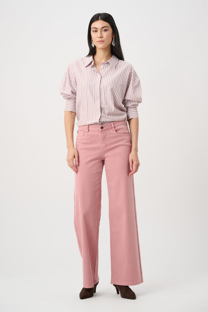 Goldie | Classic Wide-Leg Stretch Jeans Rose
