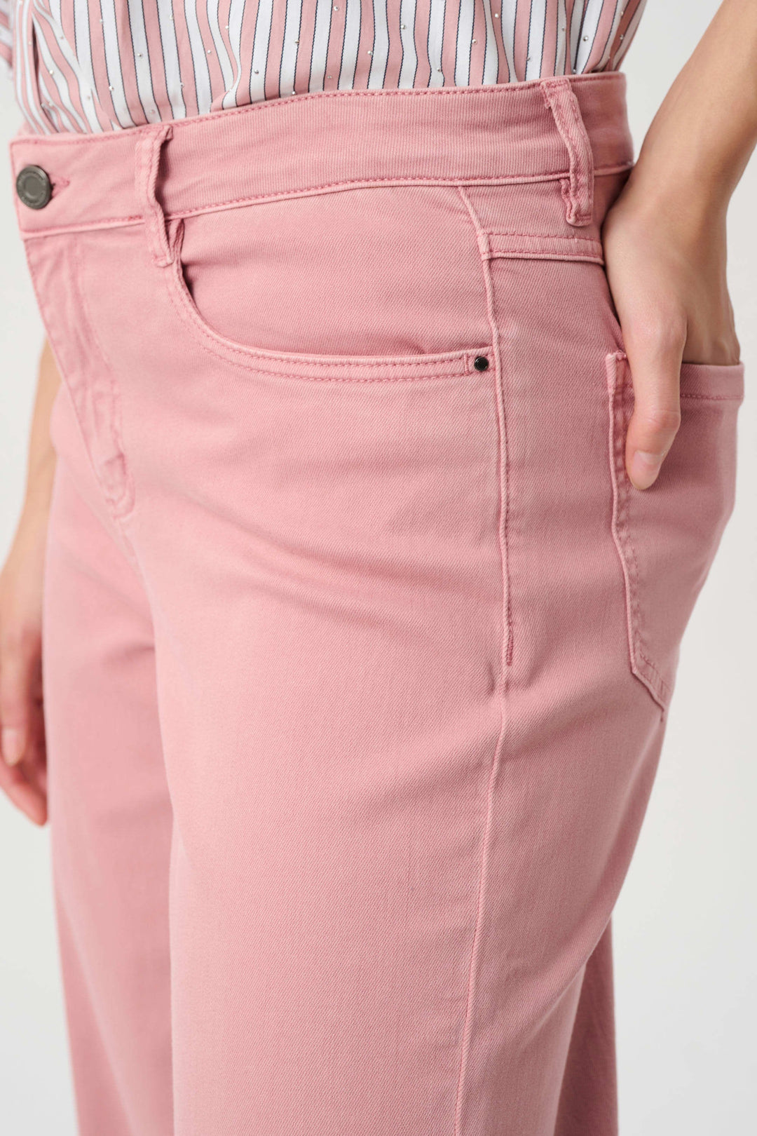Goldie | Classic Wide-Leg Stretch Jeans Rose