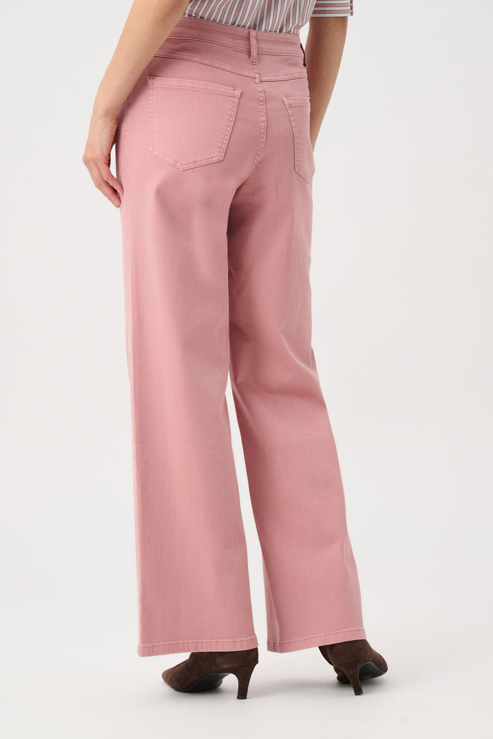 Goldie | Classic Wide-Leg Stretch Jeans Rose