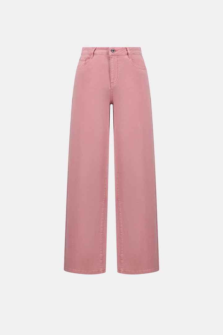 Goldie | Classic Wide-Leg Stretch Jeans Rose
