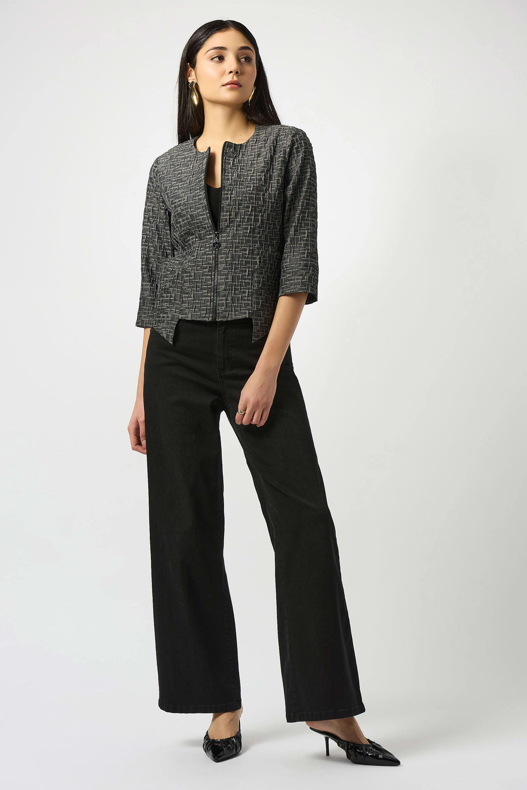 Jacquard Woven Straight Jacket