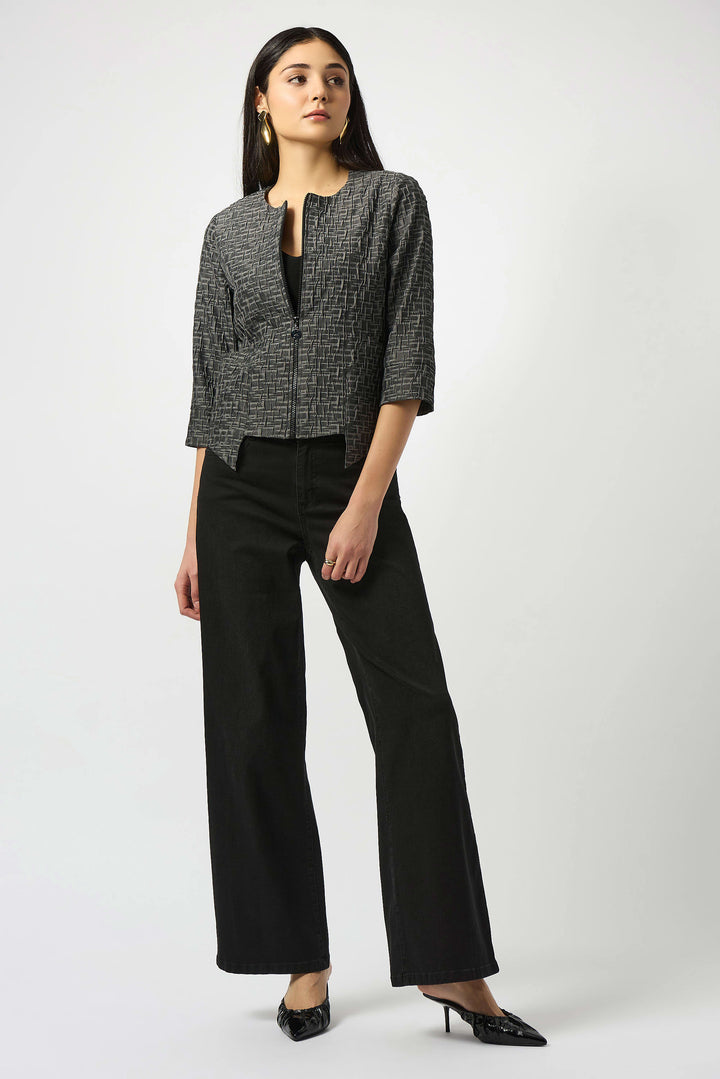 Jacquard Woven Straight Jacket