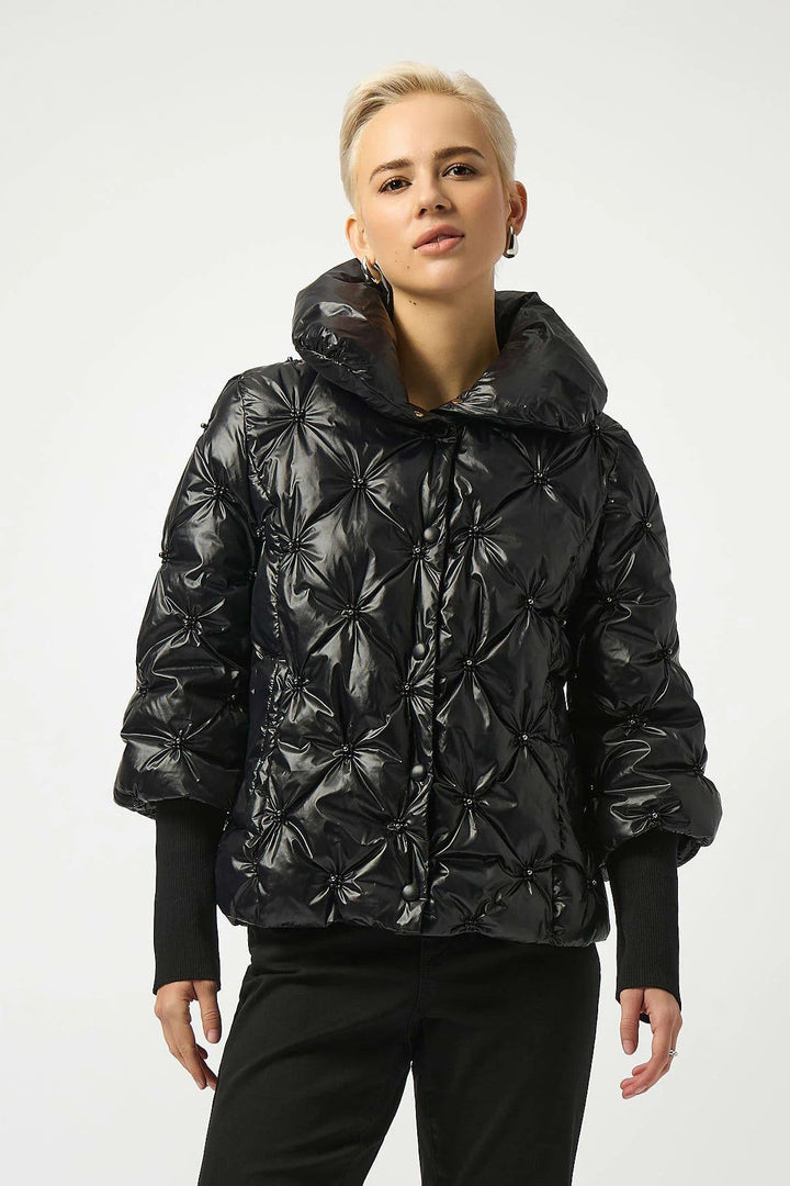 Pearl Quilted Puffer Trapeze Jacket