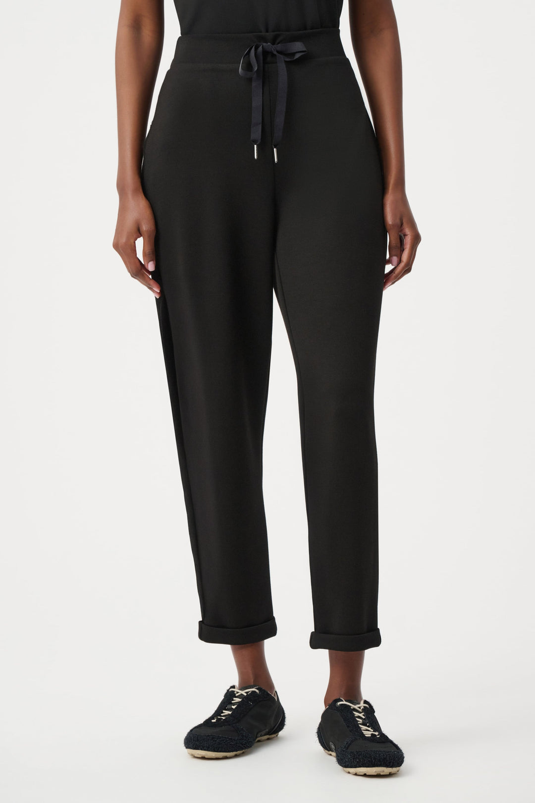 Scuba Jersey Pull On Pants Black