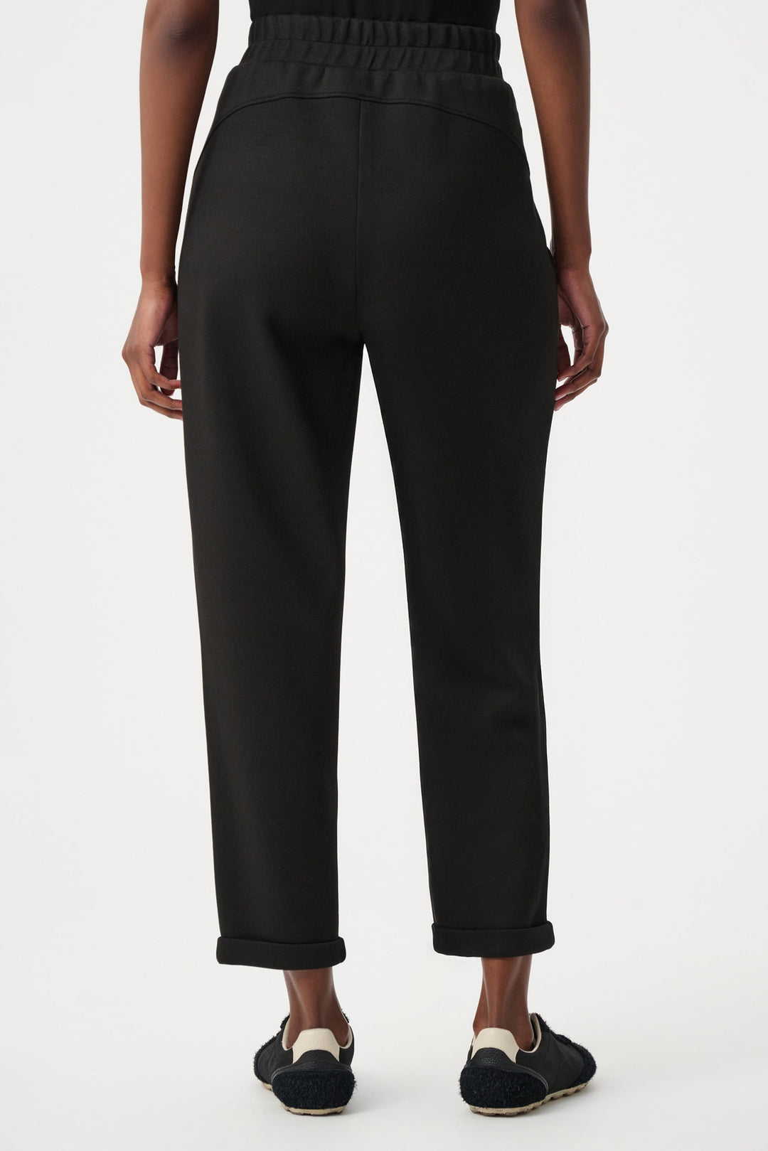 Scuba Jersey Pull On Pants Black