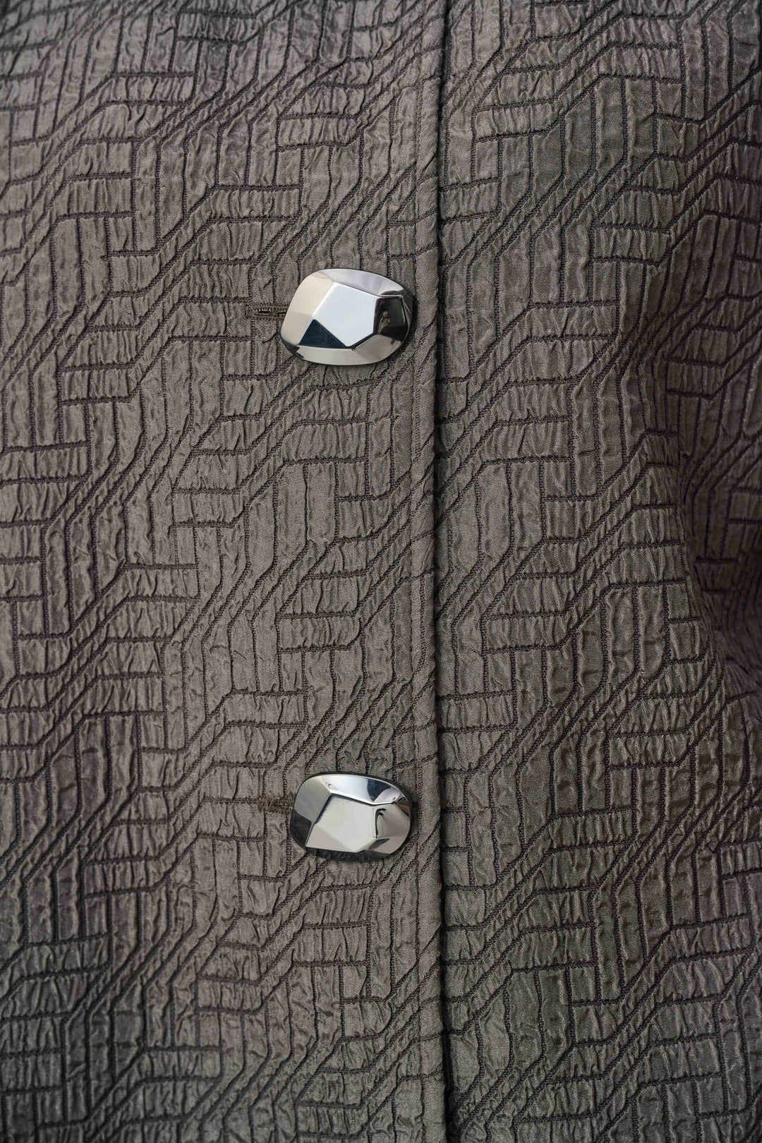 Geometric Trapeze Jacket Avacado