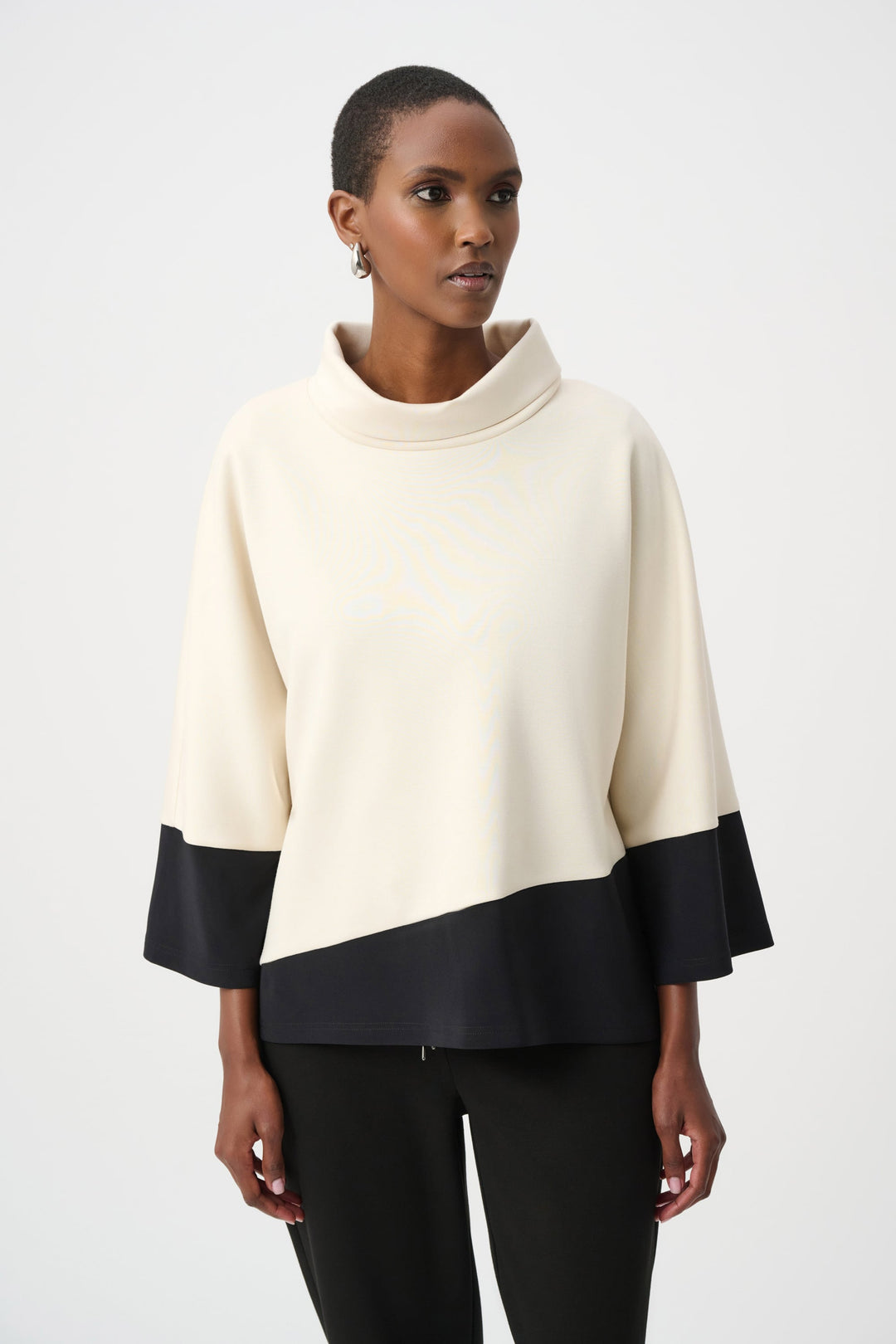 Scuba Color Block Trapeze Top Birch