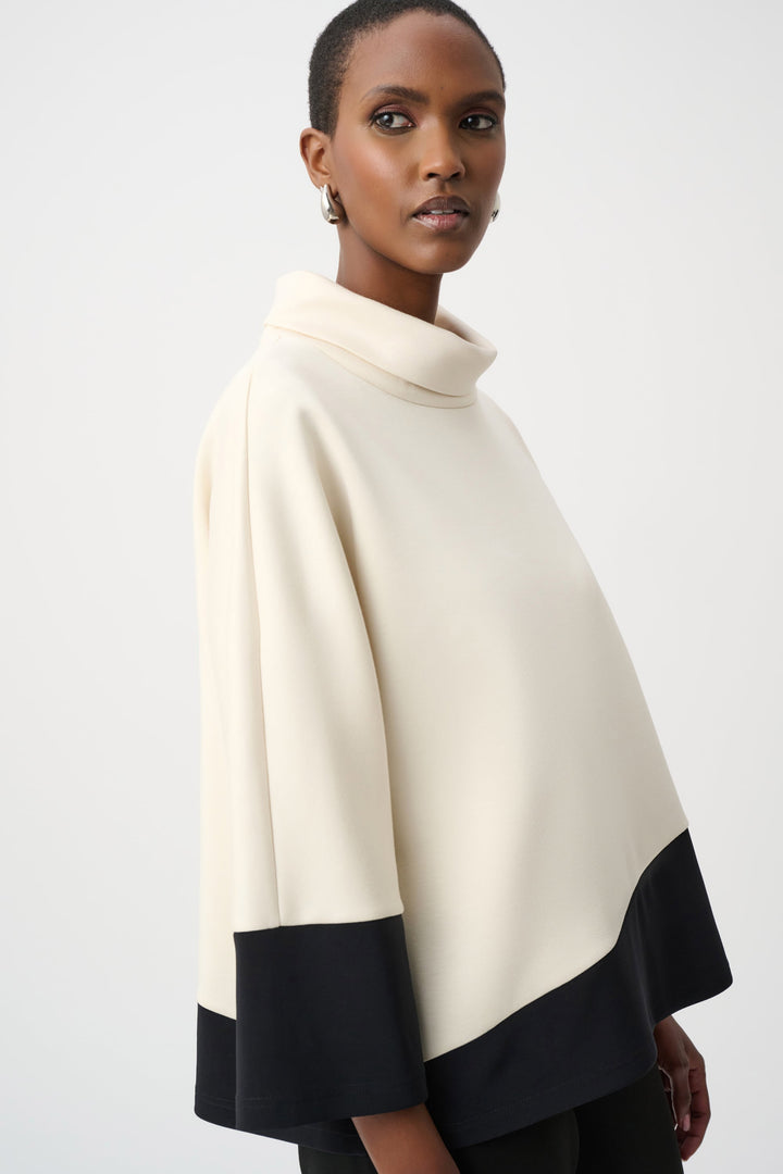 Scuba Color Block Trapeze Top Birch