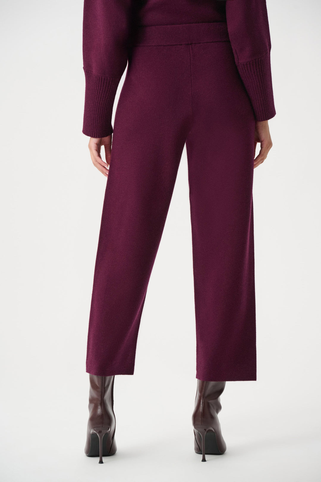 Brushed Knit Pull On Pants Elderberry