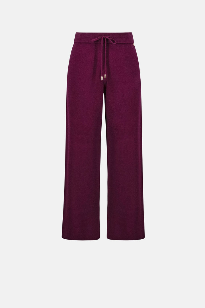 Brushed Knit Pull On Pants Elderberry