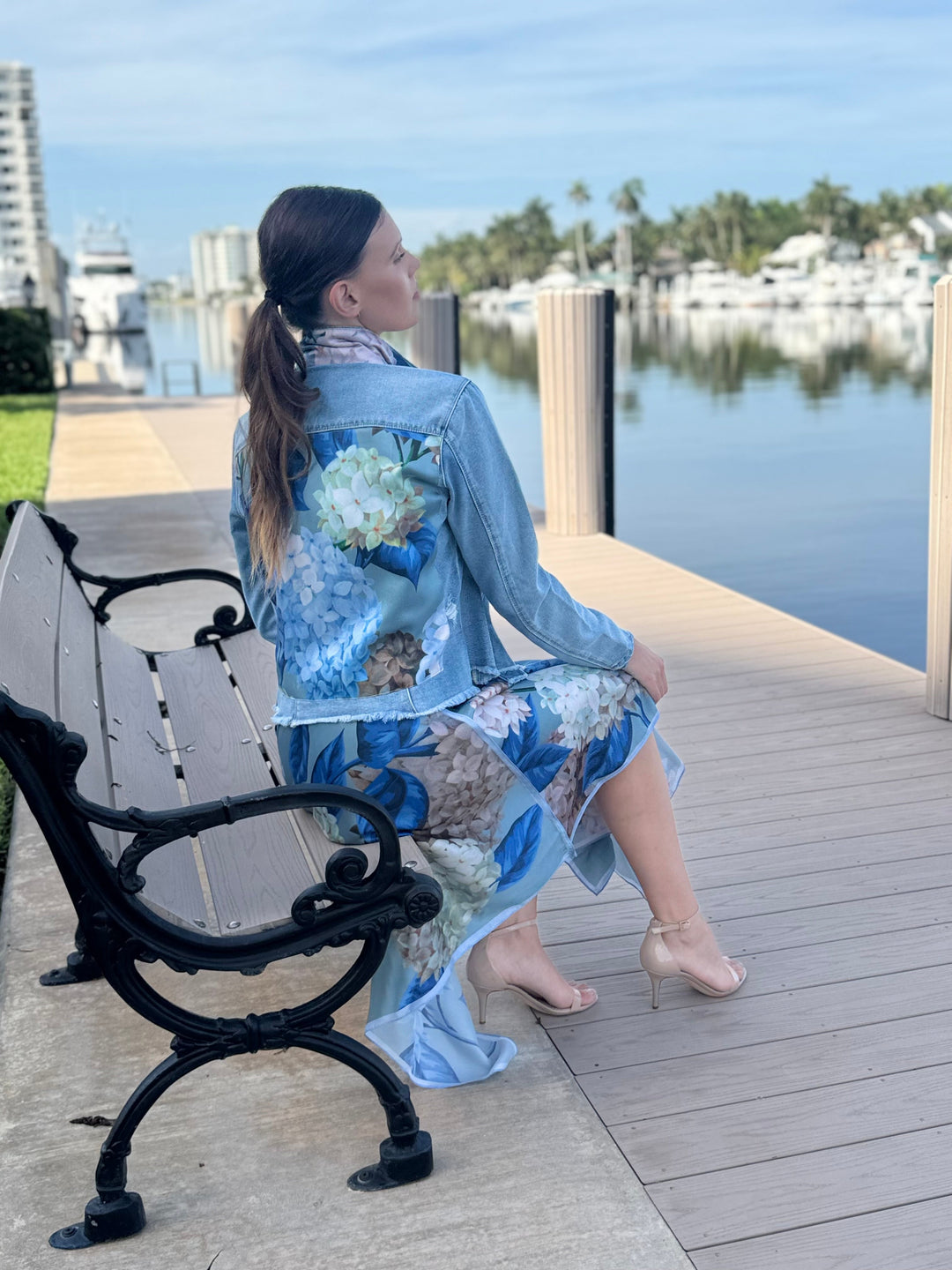 Silk Dress / Mixed Hydrangea