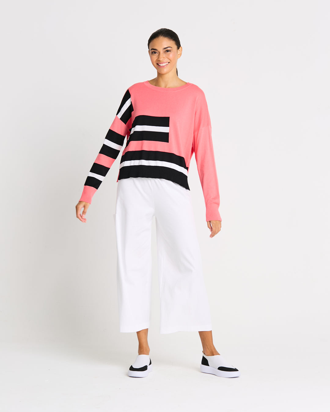 Athletic Stripe Coral