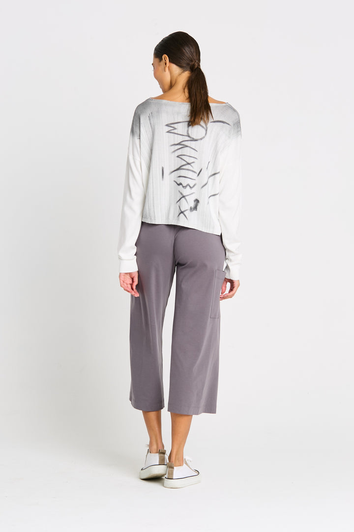 Pima Cotton Heiroglyphics Sweater