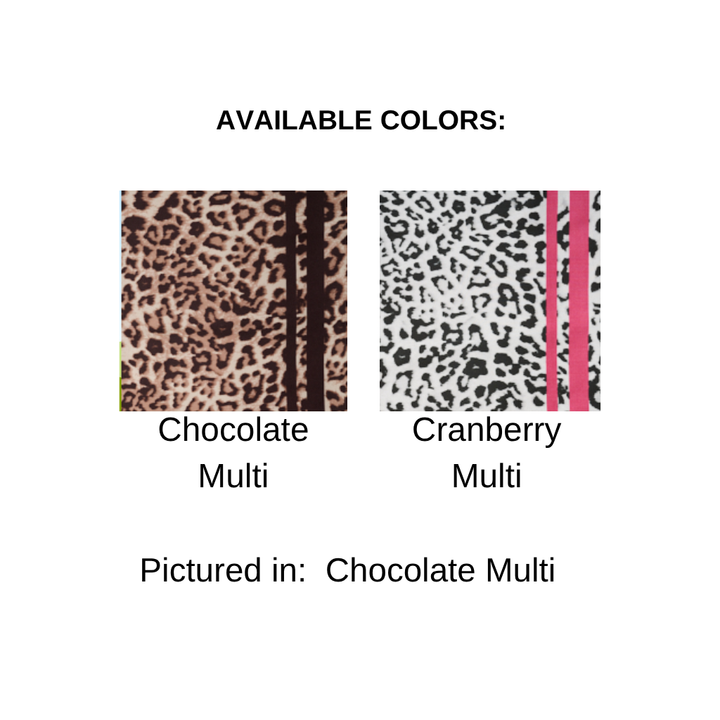 LEOPARD PRINT SQUARE SCARF