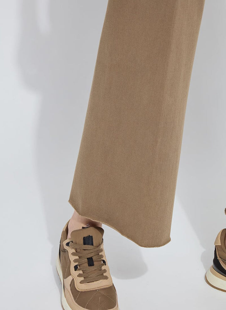 Erin Denim Wide Leg Smoked Olive