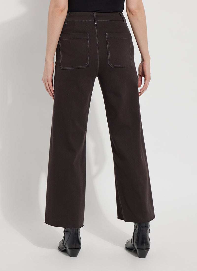 Erin Wide Leg Denim- Double Espresso