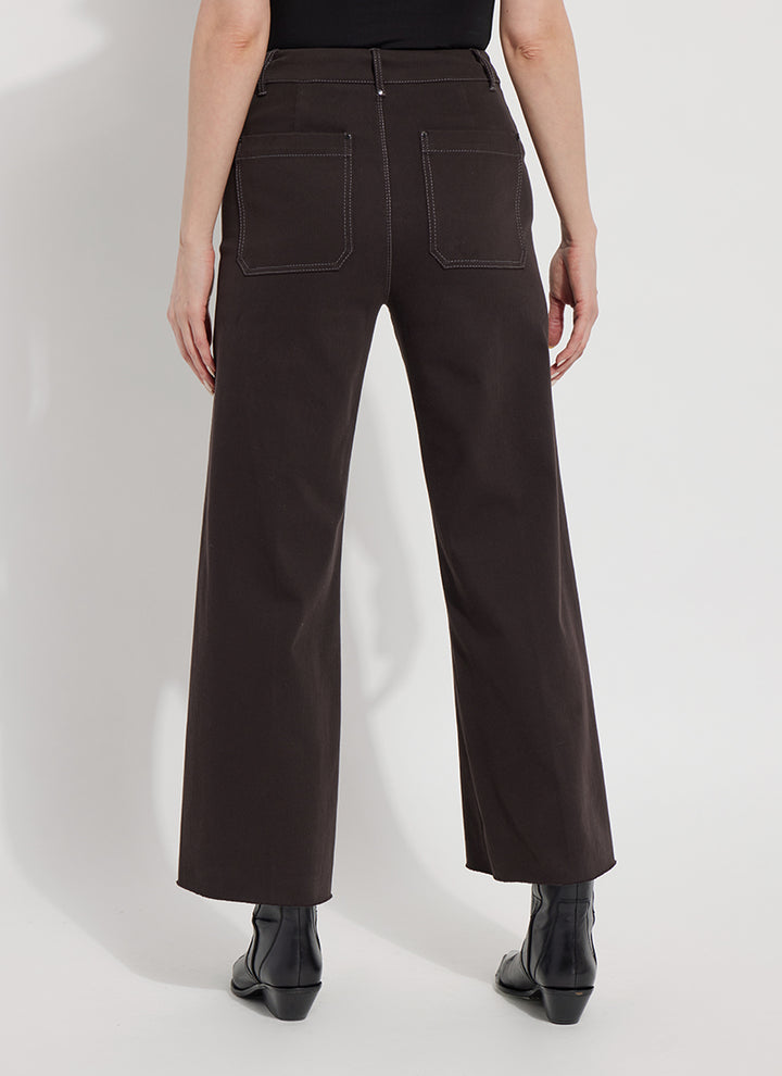 Erin Wide Leg Denim- Double Espresso
