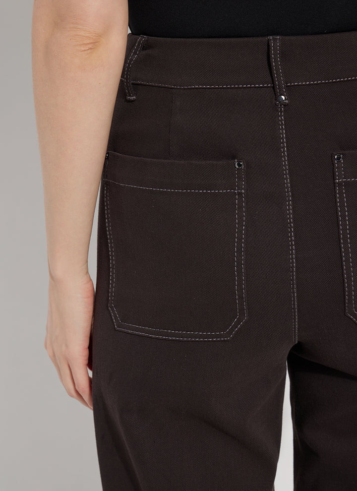 Erin Wide Leg Denim- Double Espresso