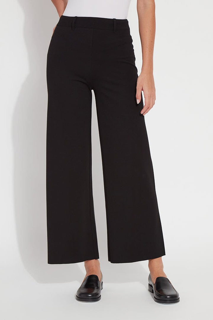 Erin Wide Leg Ponte Black