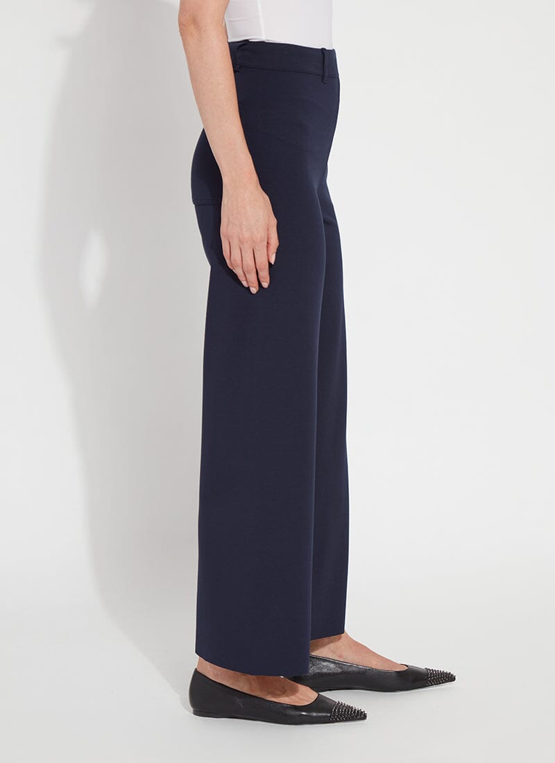 Erin Wide Leg Ponte Navy