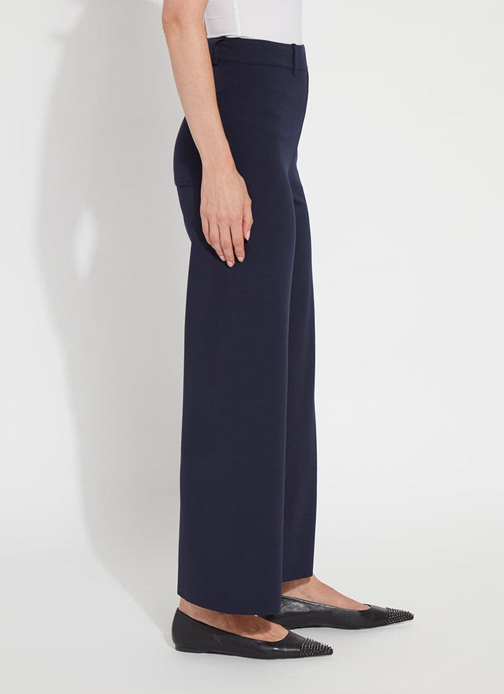 Erin Wide Leg Ponte Navy