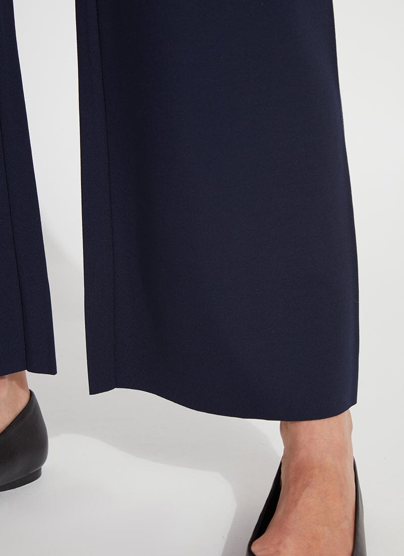 Erin Wide Leg Ponte Navy