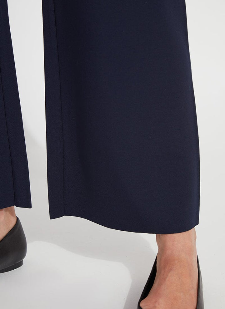 Erin Wide Leg Ponte Navy
