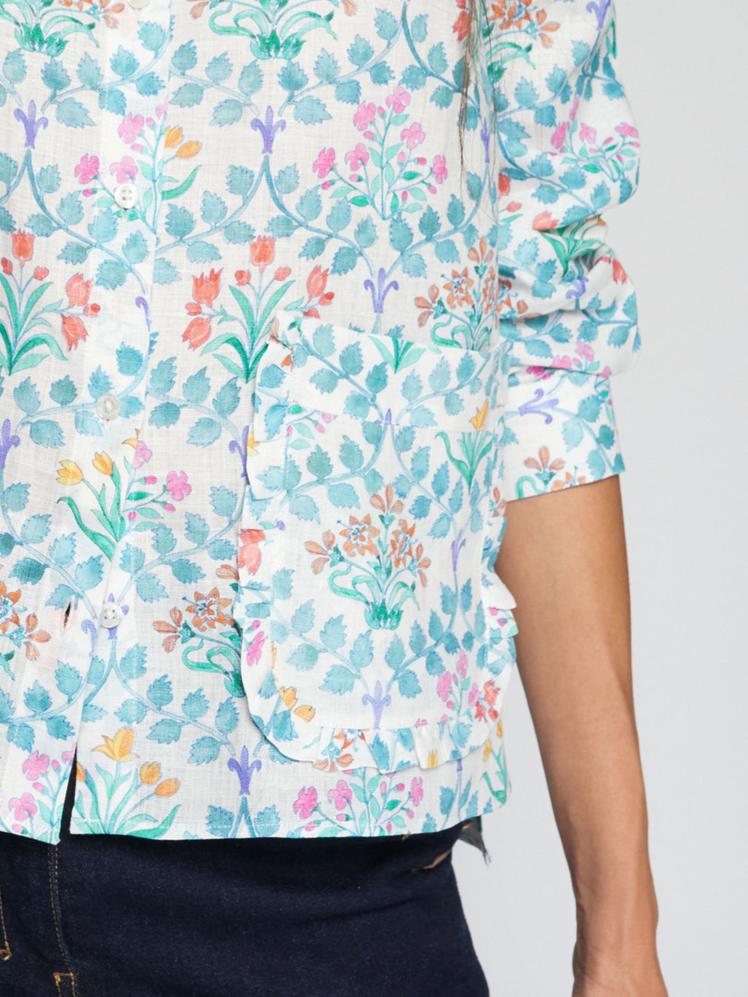 Floral Button Down Shirt