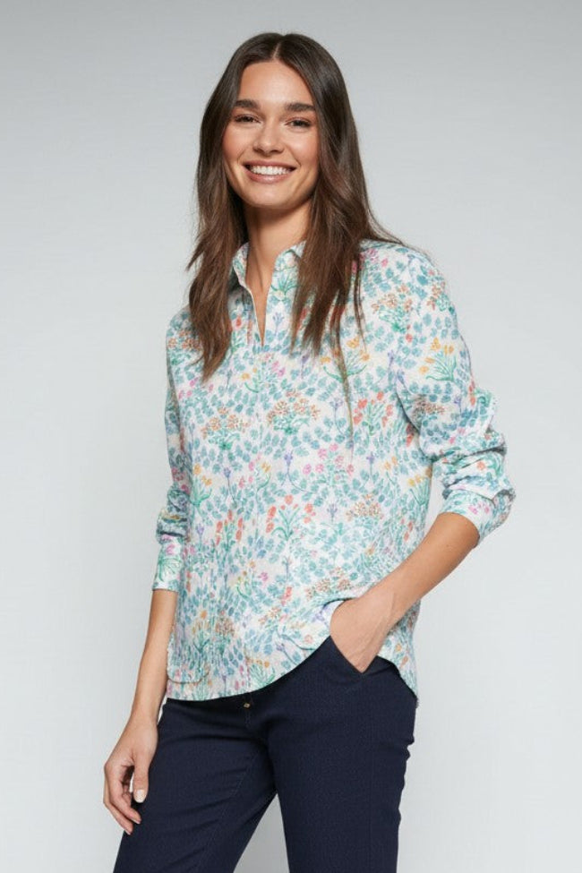 Floral Button Down Shirt