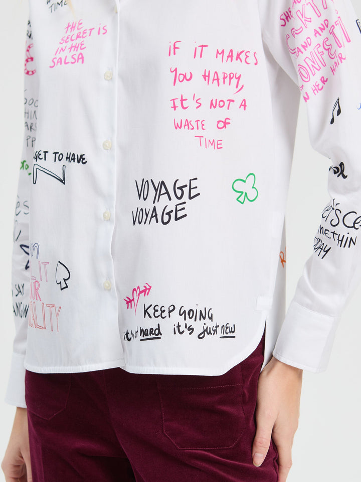 Ferris Wheel Shirt White