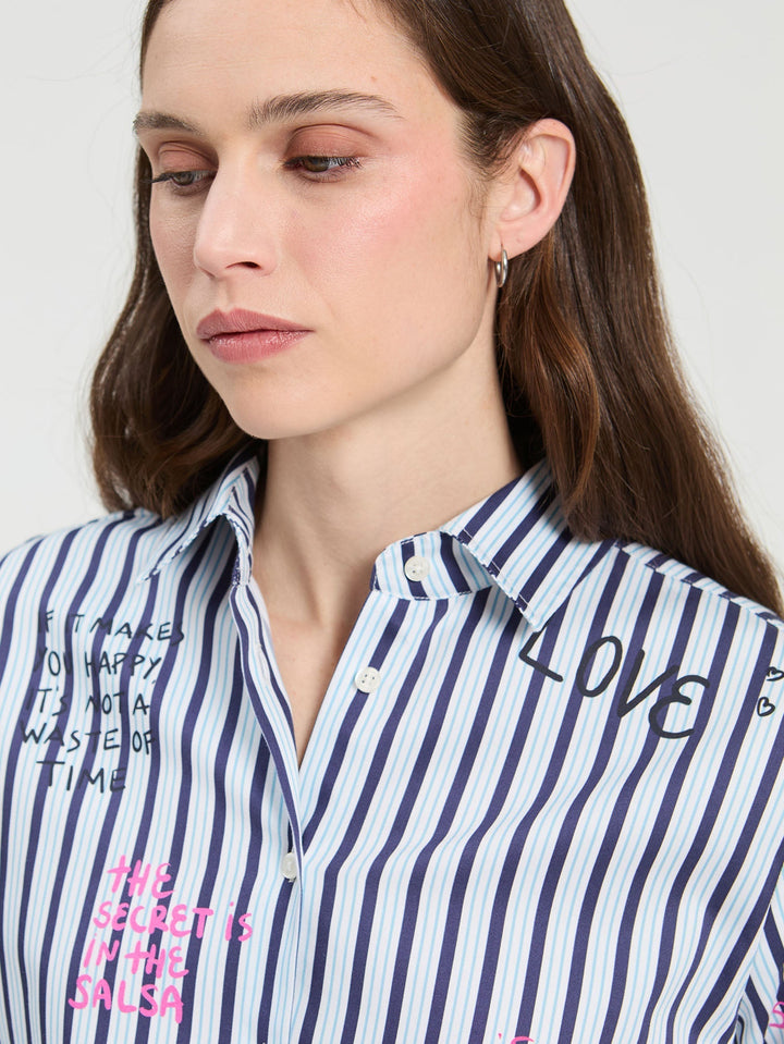 Ferris Wheel Shirt Blue