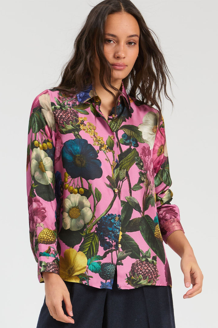 Tea Big Flower Shirt