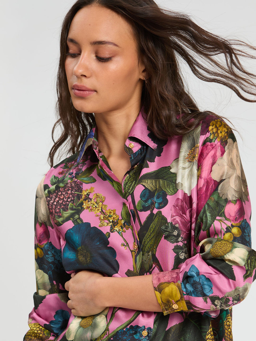 Tea Big Flower Shirt