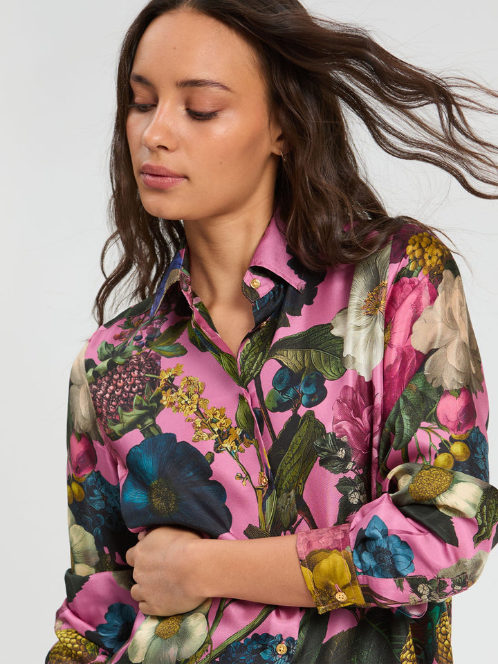 Tea Big Flower Shirt