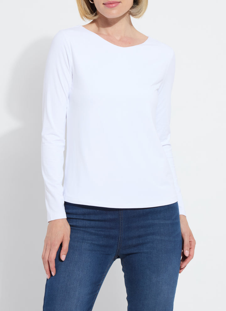 Lysséntial Long Sleeve White