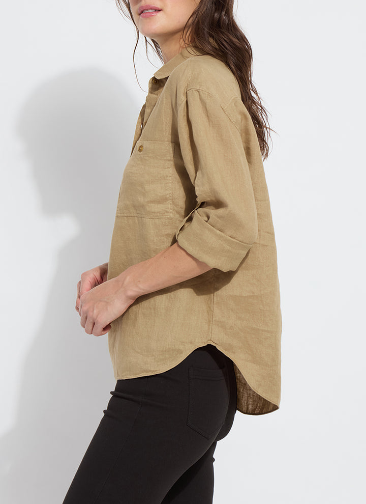 Roe Roll Tab Top Olive