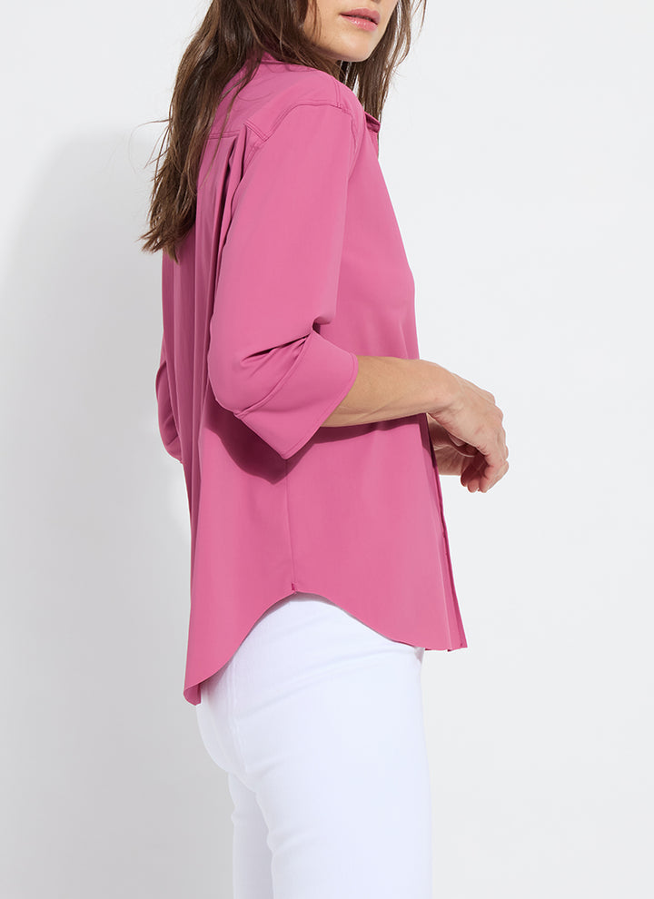 Shophie 3/4 Sleeve Top Fuchsia