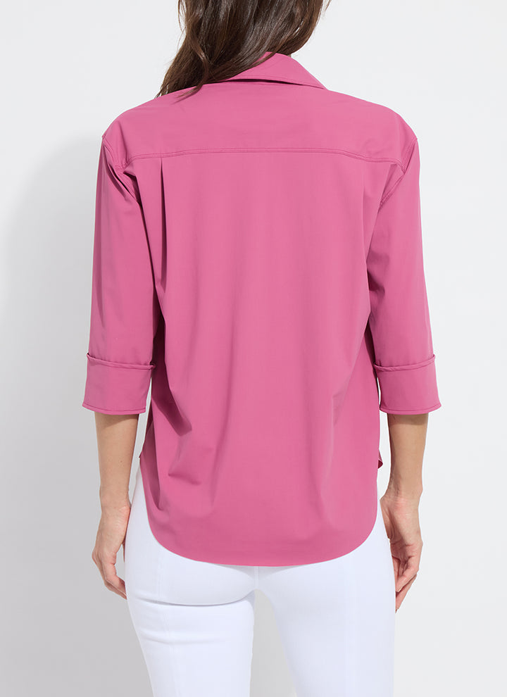 Shophie 3/4 Sleeve Top Fuchsia